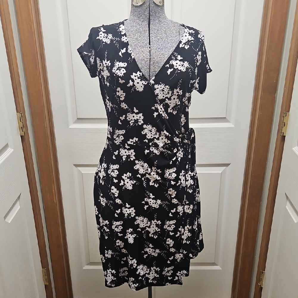 Michael Michael Kors Floral Wrap Dress